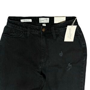 Straight Black Jeans Sz 4